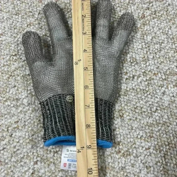 Schwer SlicePro ANSI A9 Cut Resistant Glove PR1706 Stainless Steel Mesh Metal... - Picture 3 of 3